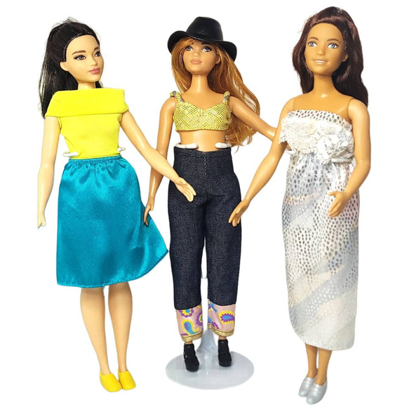 2015 Curvy Mattel's Barbie Fashionista K30HF DYY96 Full Figured Fashion Doll - Picture 5 of 9